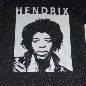 Rockin Artwork Jimi Hendrix Graphic T Shirt Womens Medium